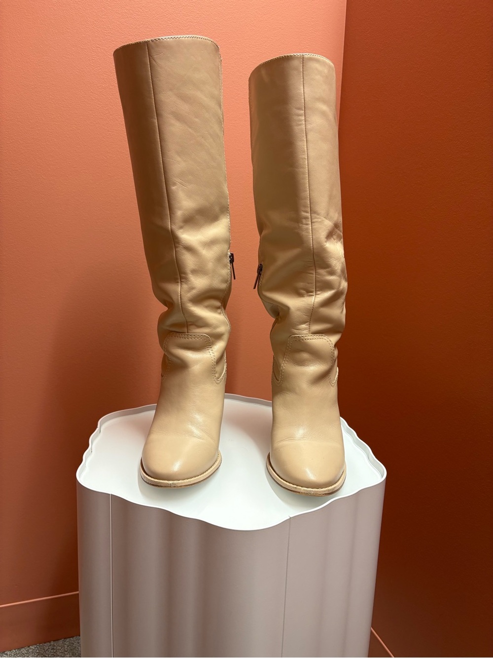Vince Camuto Pamlia Extra Wide Calf Leather Knee High Boot 8W